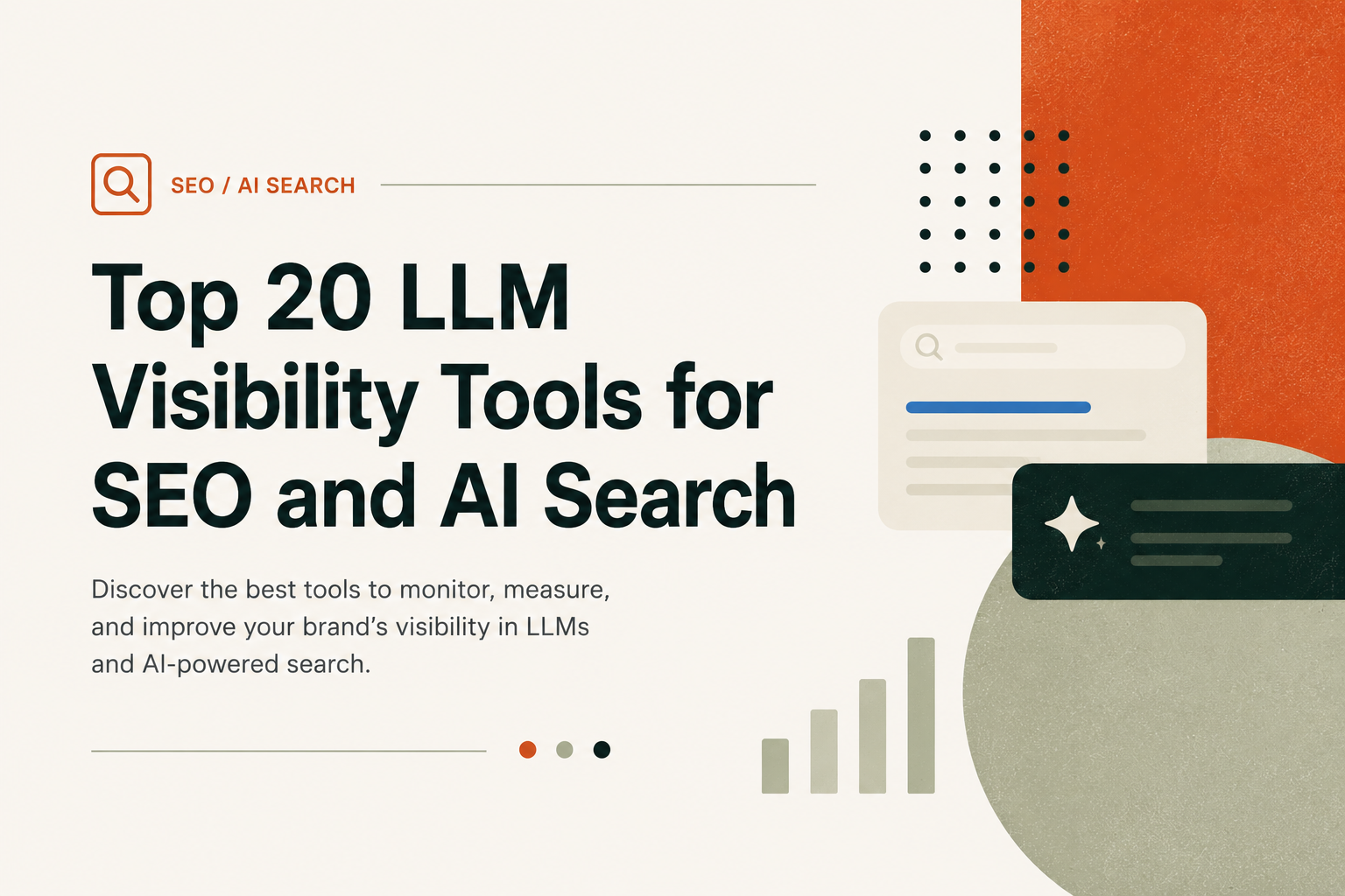 Top 20 LLM Visibility Tools for SEO and AI Search (2026) 1 top 20 ai visibility tools for seo ai search